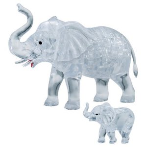 크리스탈퍼즐-코끼리가족(2 Elephants) ) 